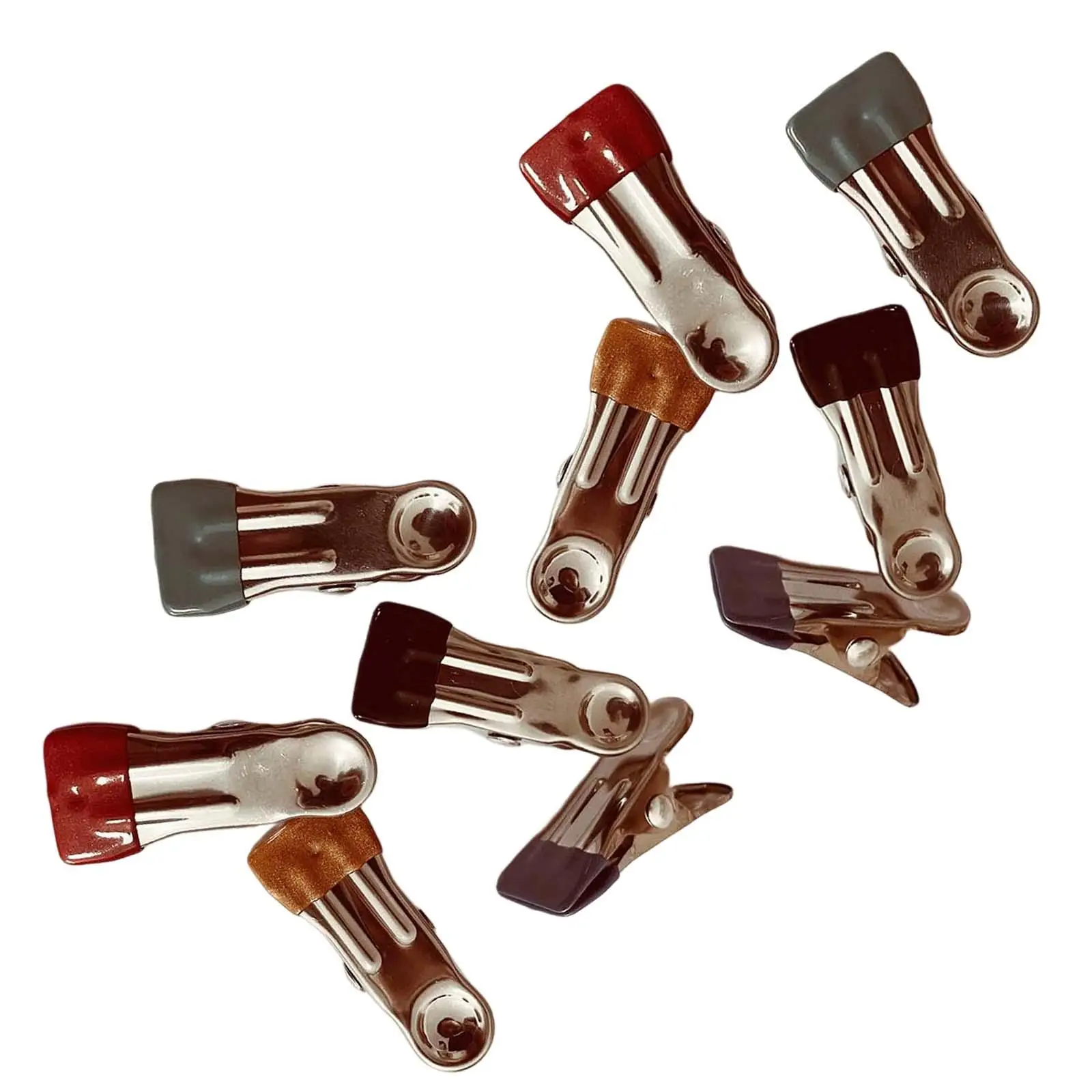 Stainless Steel Sewing Clips No Trace Clip Fabric Clamps Paper Work Durable Portable Strong Edging Fabric Position for Parts sewing clips garment clips 10x