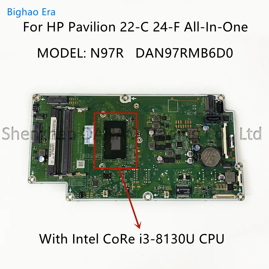 

DAN97RMB6D0 для HP все-в-одном 22-C 24-F материнская плата AIO с i5-8250U i3-8130U CPU DDR4 L21598-601 L21597-601/601