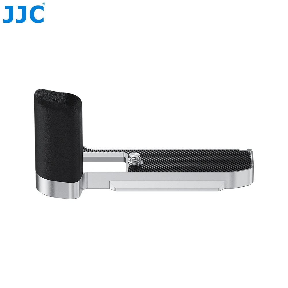 JJC Metalen handgreep voor Fujifilm Fuji X100V X100F Camera - Arca Swiss Type Quick Release Plate - Anti-Slip L-beugel Verbeterde Grip, ZWART JJC Metalen handgreep voor Fujifilm Fuji X100V X100F Camera - Arca Swiss Type Quick Release Plate - Anti-Slip L-beugel Verbeterde Grip, ZWART