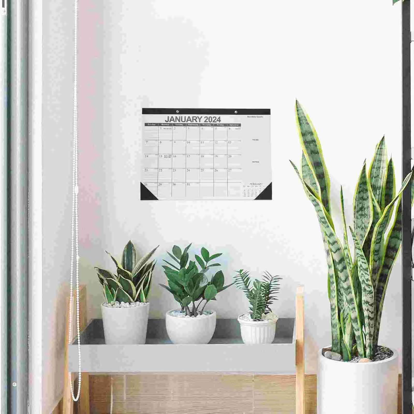 

Office Calendar English Hanging Calendar Simple Desk Calendar American Holiday Household Planning Monthly Home Accessory