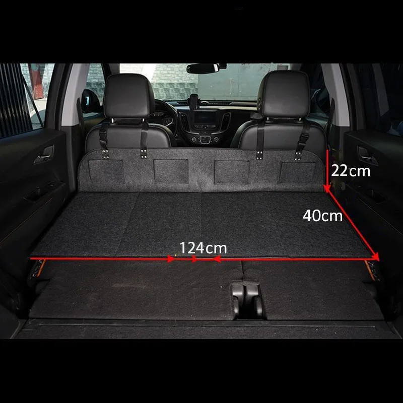 Back Seat Extender Car Seat Cover Camping Travel Bed With Storage Bag Suitable For SUVs And Other Various Vehicle Models