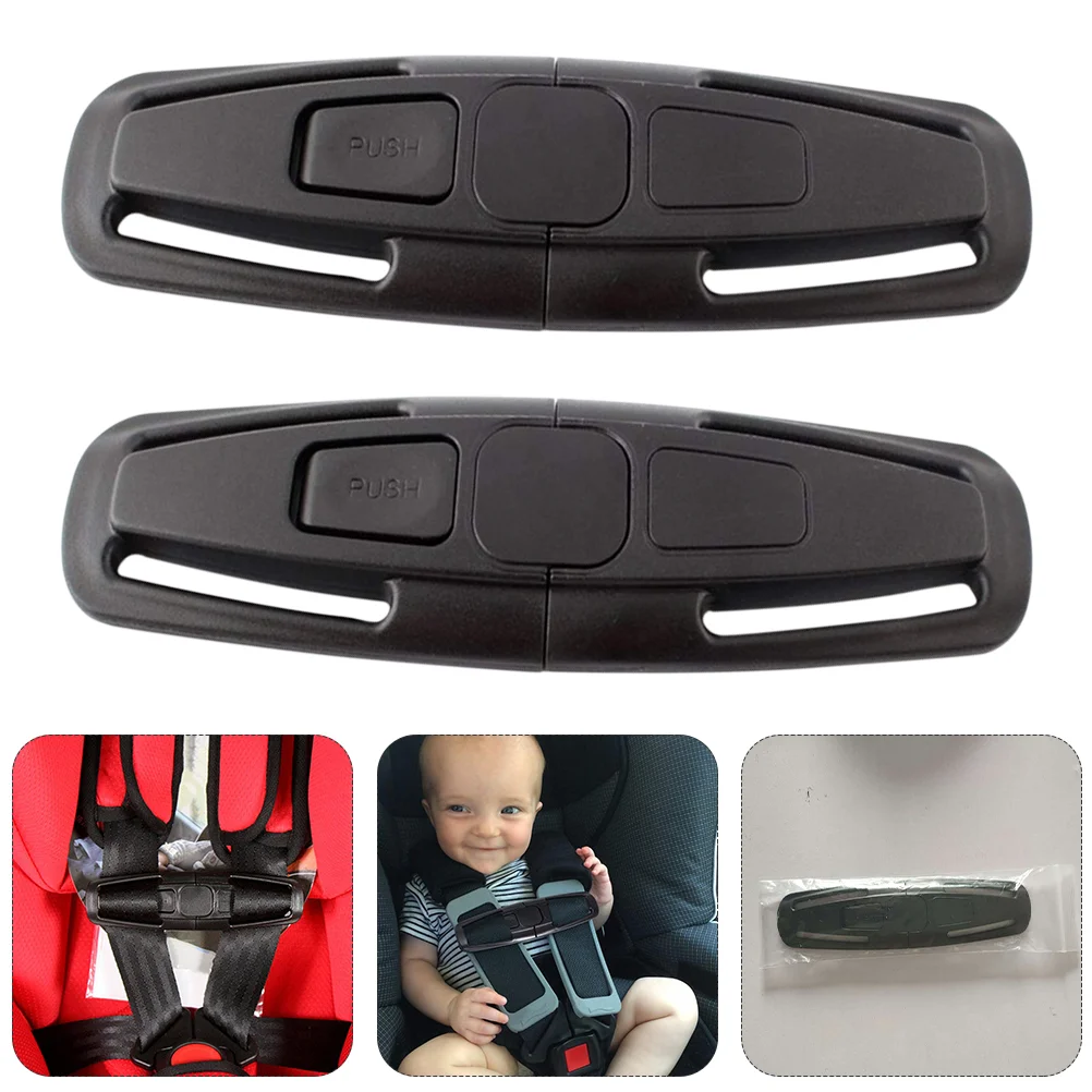 3pcs Car Safety Harness Clip Car Seat Chest Clip Buckle Car Seat Chest