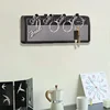 Creative Fender Radio Plugs Key Holder Retro Wall Mounting Keys Holder Jack Zinc Alloy Key Organizer Music Key Storage Frame 6
