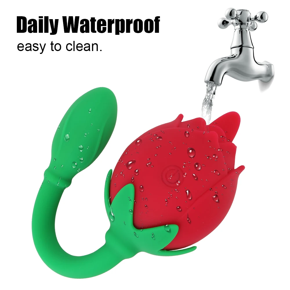 Schwanz Rose Form Vibration 2 In 1 Zunge Lecken Vibrator Klitoris Stimulation Nippel Massager Hintern_voghion.com