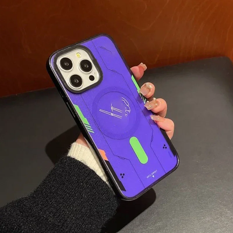 Mecha 2.0 Acrylic MagSafe Phone Case Cover for IPhone 12 13 14 15 Pro Max Case for IPhone 14 Pro