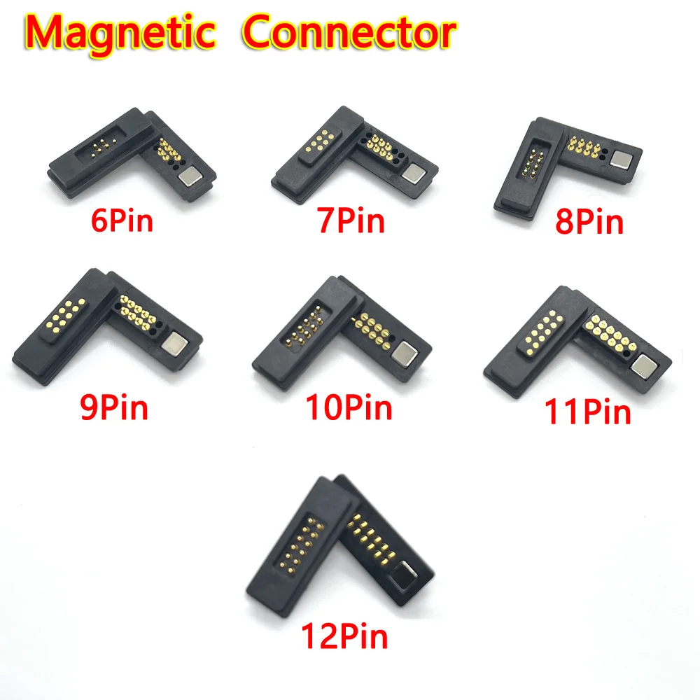 

1Pair 2A DC Waterproof 2P 3P 4P 5P 6P 7P 8P 9P 10P 11P 12P Magnetic Pogo Pin Connector Male Female Spring Loaded DC Power Socket