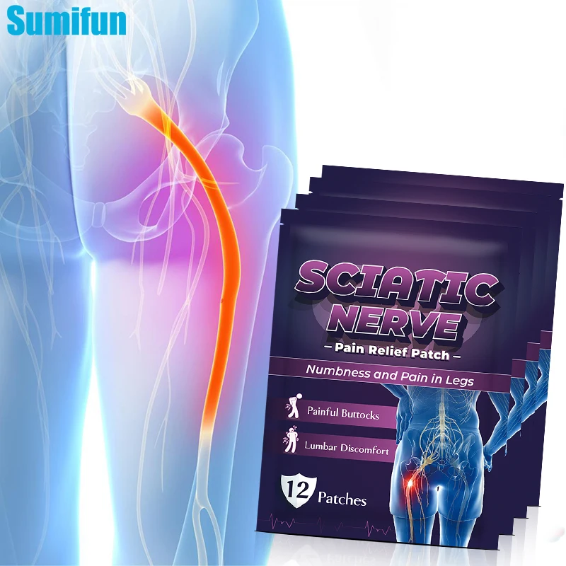 12pcs Sumifun Sciatic Nerve Pain Relief Patch Piriformis Hip Massage Care  Sticker Muscle Joint Orthopedic Ache Plaster - Personal Health Care  Accessories - AliExpress