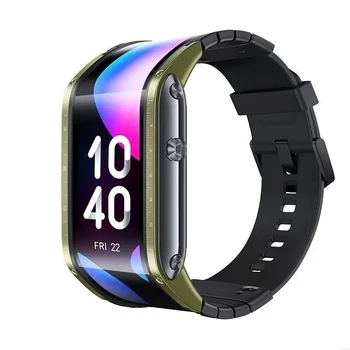 Originele Nubia Bluetooth Smart Watch Alpha Flexibele Display Smartwatch 4G Internet Mobiele Hartslagdetectie Gps Positionering AliExpress