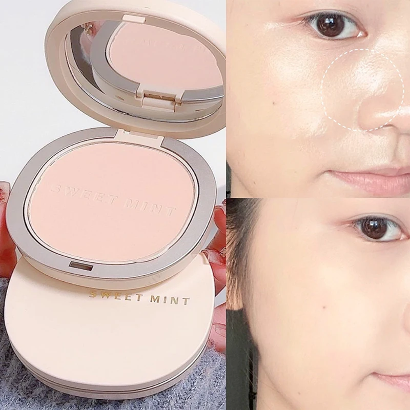 Pressed Powder Waterproof Transparent Brighten Oil Control Concealer Lasting Natural Face Makeup