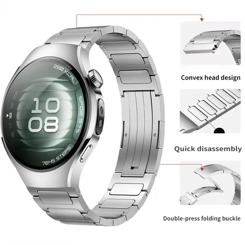 22 مللي متر سبائك التيتانيوم الفرقة لهواوي ساعة 5...