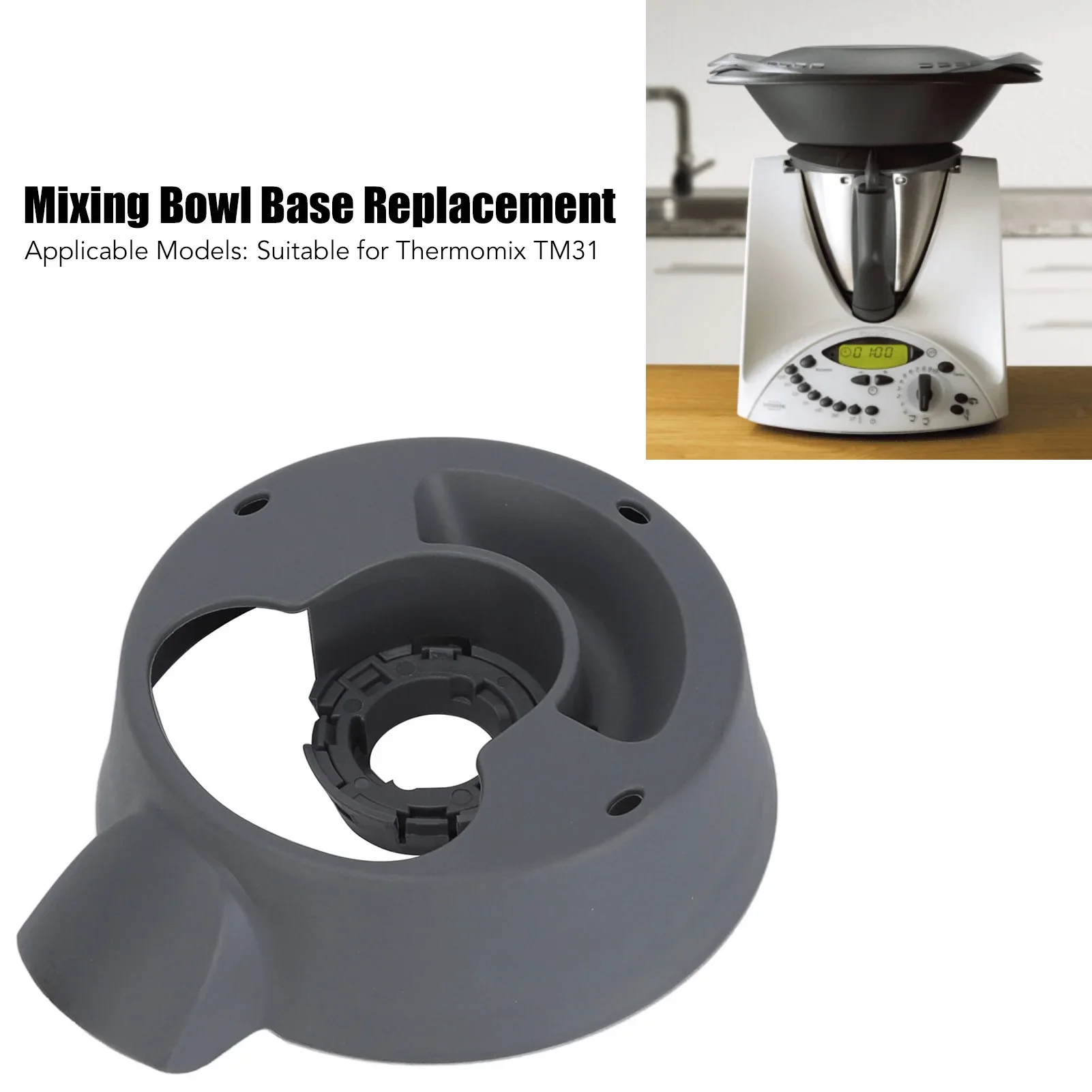 Description Picture 5 of itemMain Pot Base for Vorwerk Thermomix TM31 Multi-function Food Processor Parts Cooking Machine Replacement