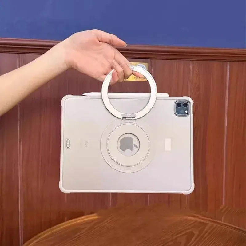Acrylic Frosted Magnetic Holder Case - Durable PC+TPU Cover