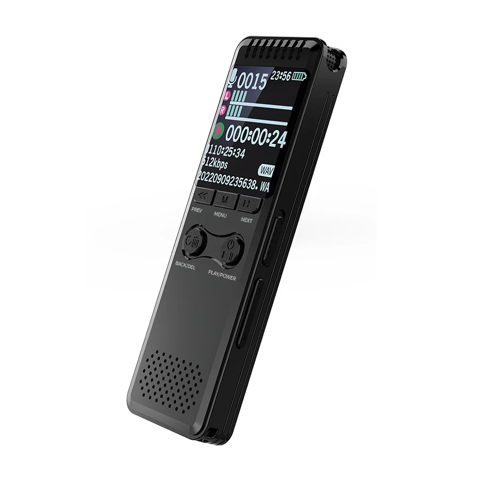 Vandlion-mini Gravador de Voz Digital V30c Tela Colorida Hifi Gravação Mp3 Proteção de Senha Entrevista Discurso Reunião - Image 4
