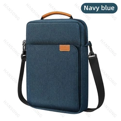 Premium Tablet Shoulder Bag Carrying Case - Universal Fit for 9-11 Inch Tablets, Durable Storage for Tablets, Accessories, and More (Navy blue)