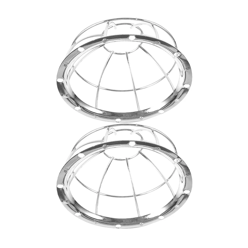 2 Pcs Semi-embedded Cover Wire Holders for Cords Smoke Pen Stainless Steel Protective Guard