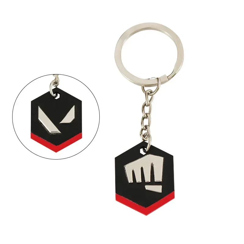 Valorant Keychain Fist Badge Sword Weapon Model Game Peripheral Machine Gun Metal Weapon Model  Game Display Gifts Toys for Kids 5