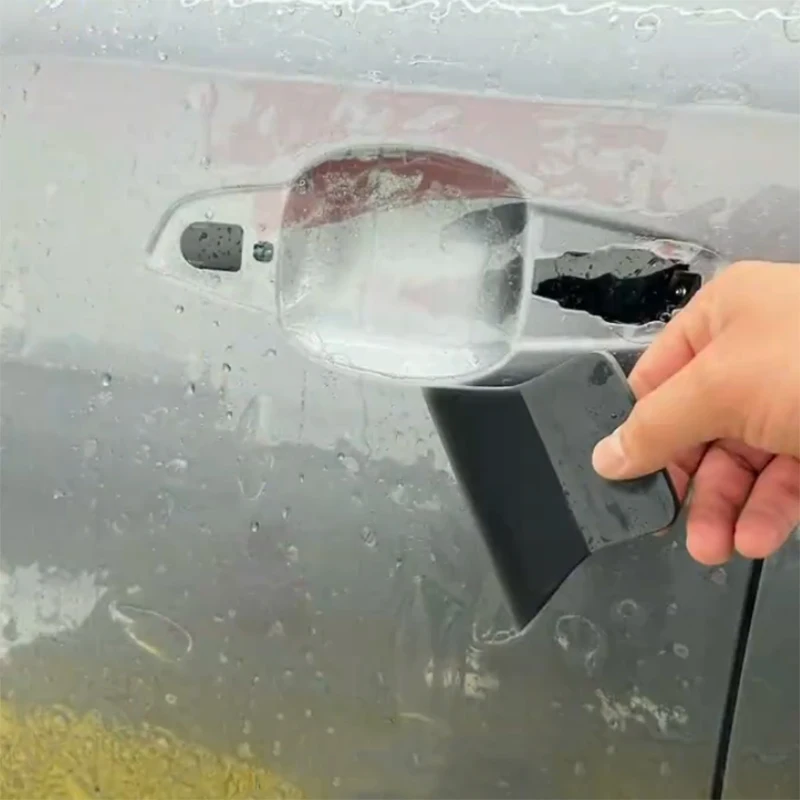 ALIWRAP Trapez-PF-Rakel aus weichem Gummi, Auto-TPU-Folie, Installation von Vinylfolie, Schaber, Fenster, Tönung, Glas, Wasserentferner-Werkzeug – Detail 15