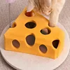 Interactive Cat Puzzle Plaything Puzzle Felt Box For Indoor Cats Kitten Mental Training Tools Hide And Seek Cat Agility Toys 6