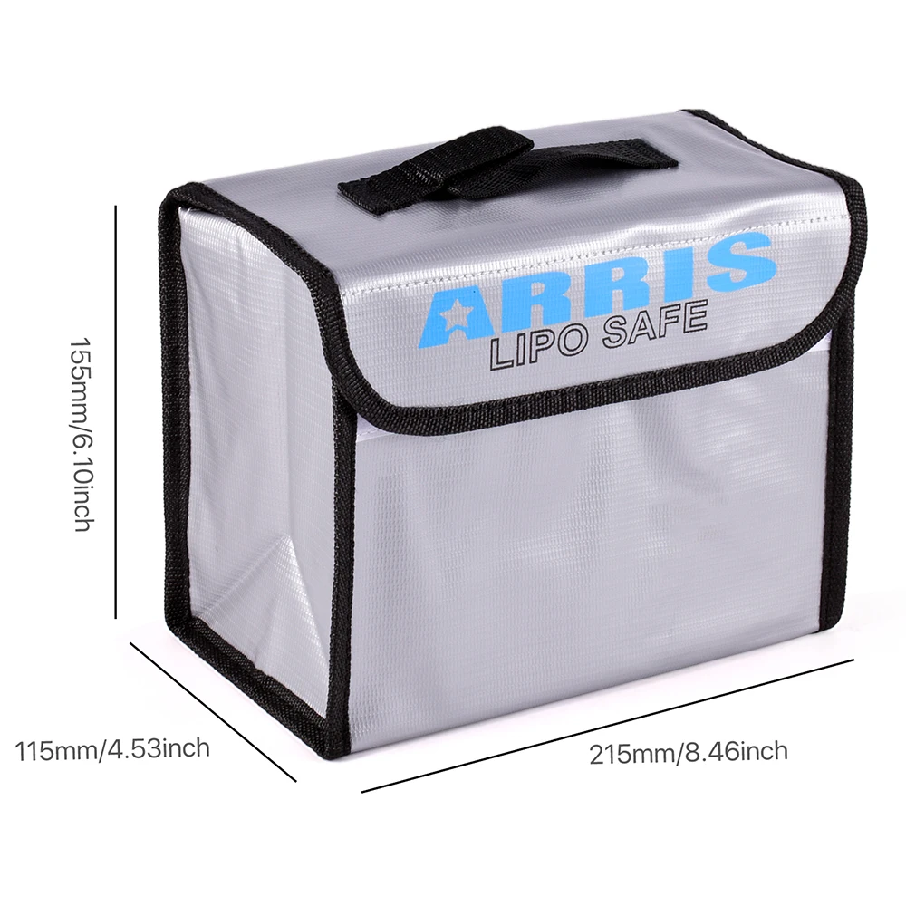 S7967a3ec96ff4a028c443cb3c6611ad49 Lipo Guard Safety Bag Fireproof Explosion-Proof Portable Lipo Safety Bag 215*115*155mm for RC FPV Racing Drone Car Battery Safe