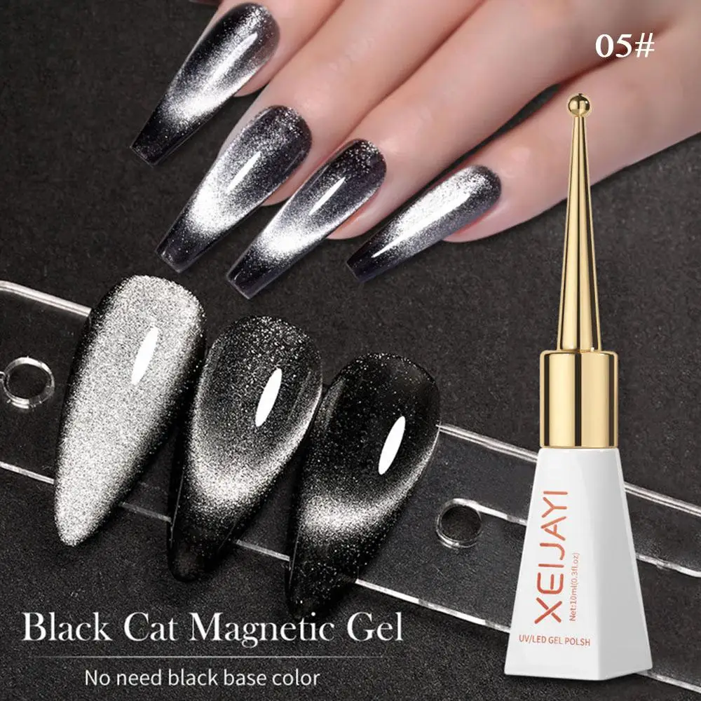 Nail Polish Glitter Cat Magnetic Nail Gel