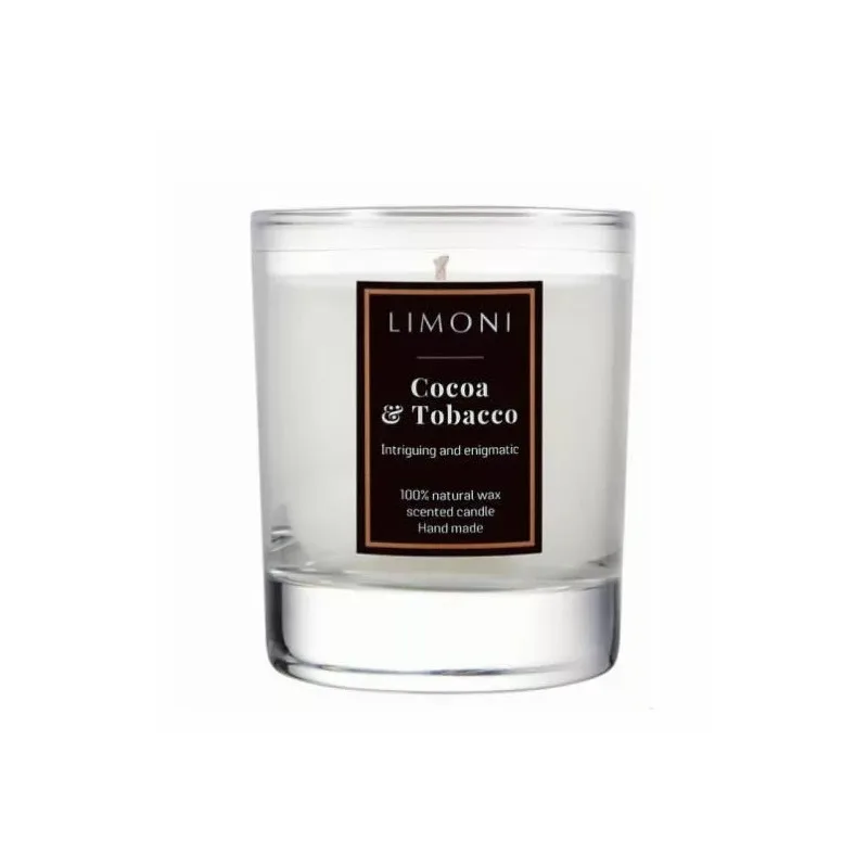 Limoni Cocoa and Tobacco - свеча 140 гр Лимони Какао И Табак | Красота и здоровье