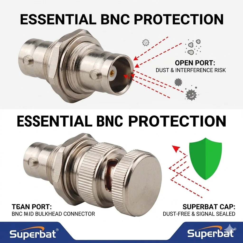 Nickel Plated RF Coaxial Connector Dust Caps