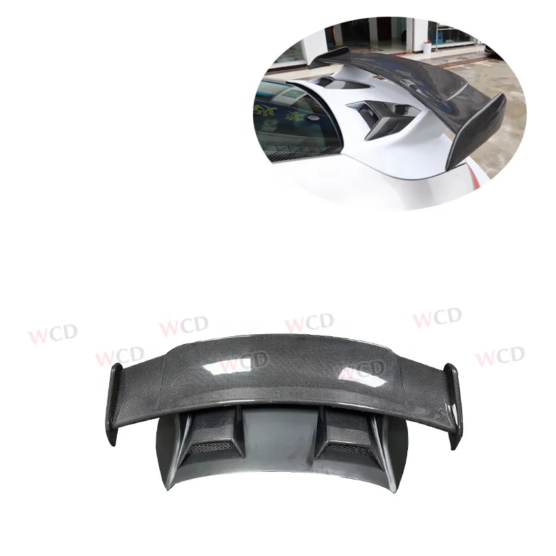 

For Porsche 991 GT3 Half carbon fiber tail wing for Porsche 991.1 991.2 GT3 Style rear spoiler 2012-2018