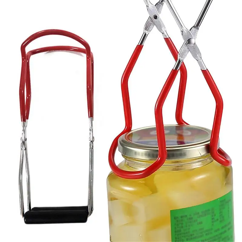 

Jar Lifter Tongs Stainless Steel Canning Glass Bottle Holder Heat Resistance Clip For Kitchen Accessories Gadget Jars Jelly Tool