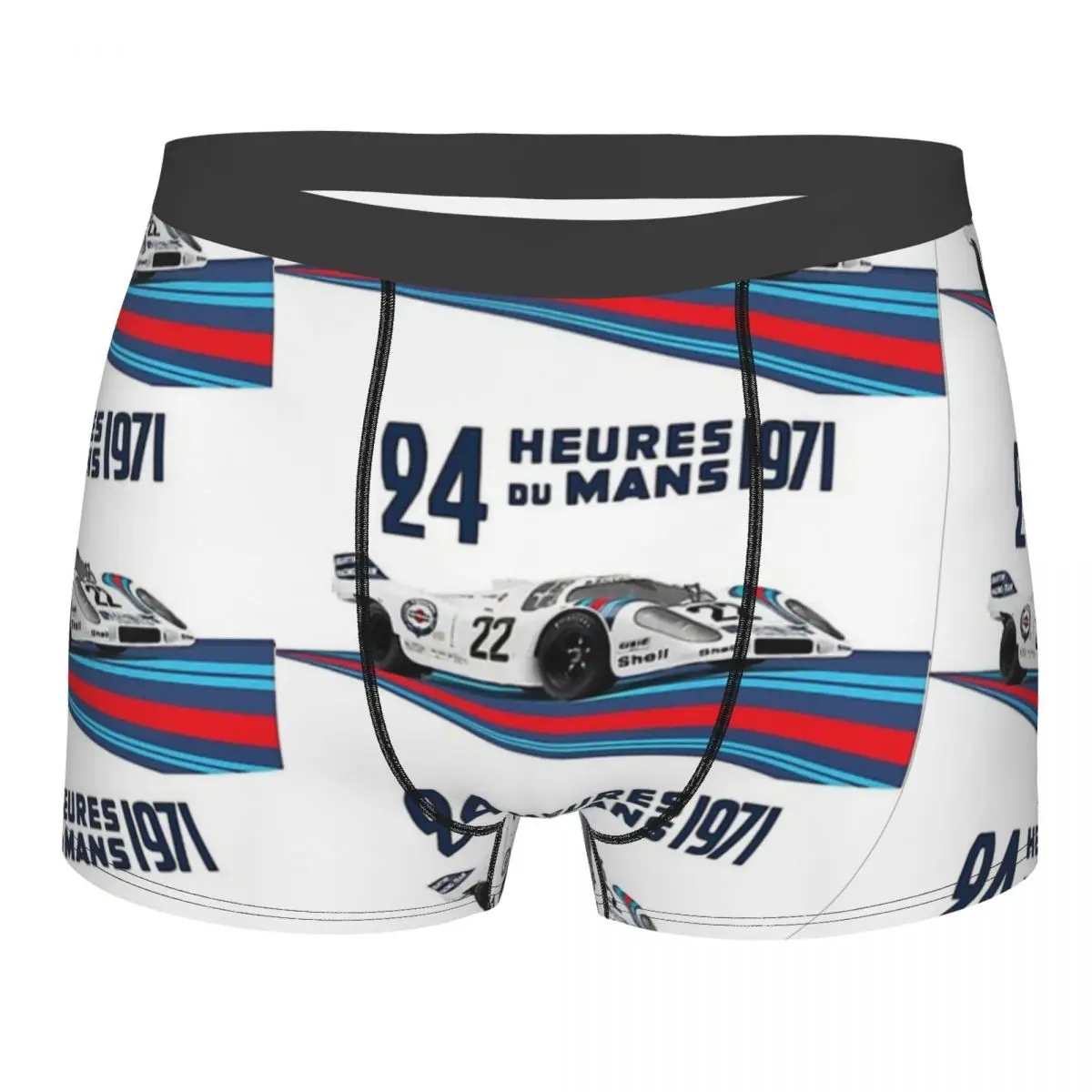 

1971 Martini Racing 22 Man's Boxer Briefs Car Racing Highly Breathable Underpants Top Quality Print Shorts Gift Idea