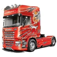 Intake Hood For Tamiya 1/14 Truck Netherlands R730 Scania Intake Hood RC Cars Upgrade Tamiya LESU Accessories 2