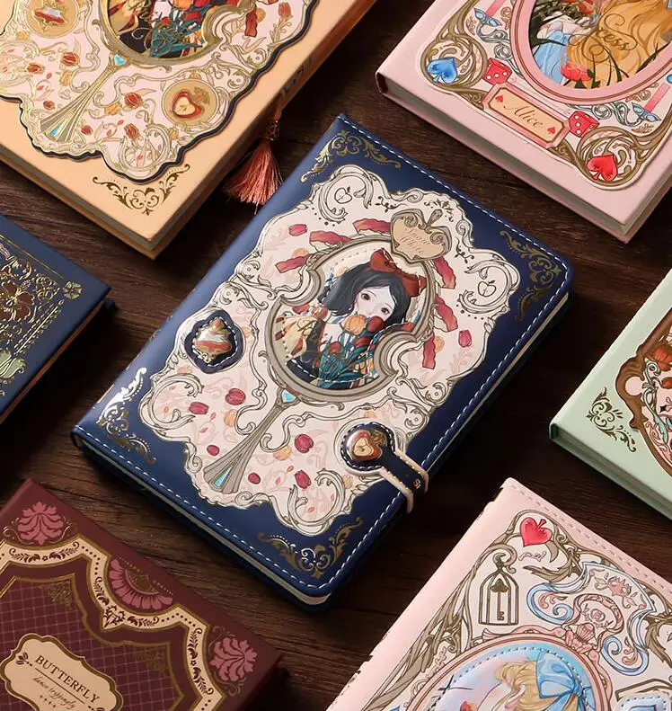 

Retro Diary School Writing Notebook Gift Gothic Butterfly Fairy Tape Journaling Planner Book Girls Birthday Gift