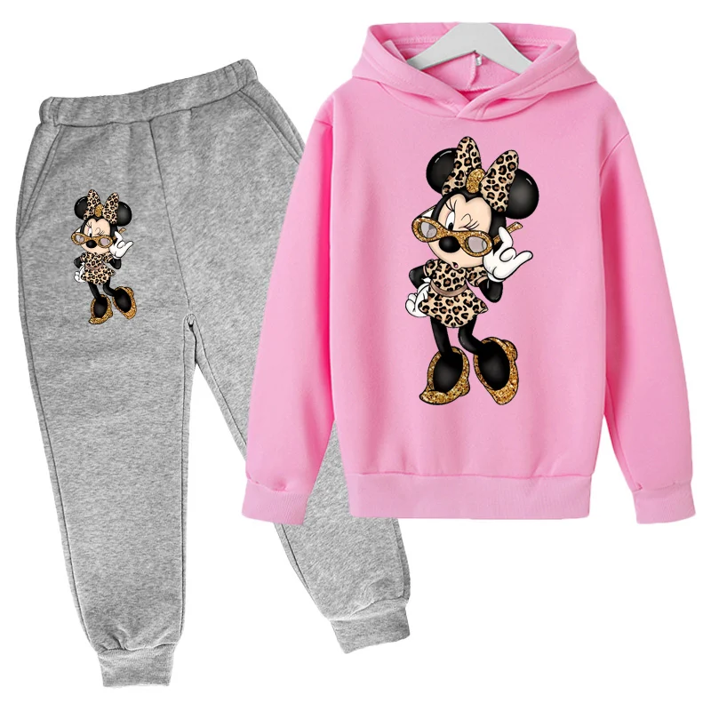New Mickey Mouse Hoodie Kids Clothes Girls Teen Boys Spring Hoodies For