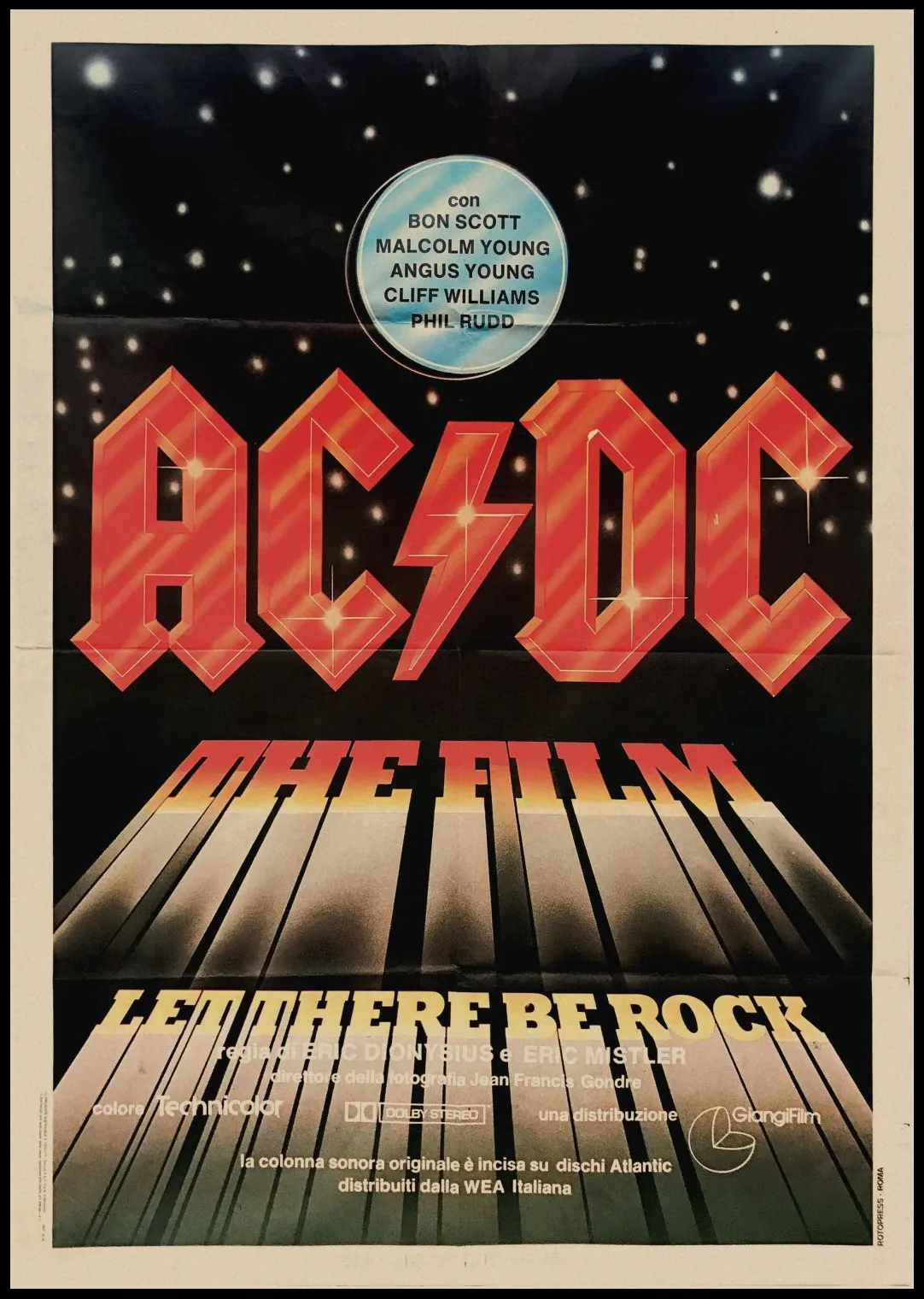 29 Designs AC∕DC Band Retro Poster Rock Home Decal Wall Sticker Kraft Paper Posters Coffee House Bar