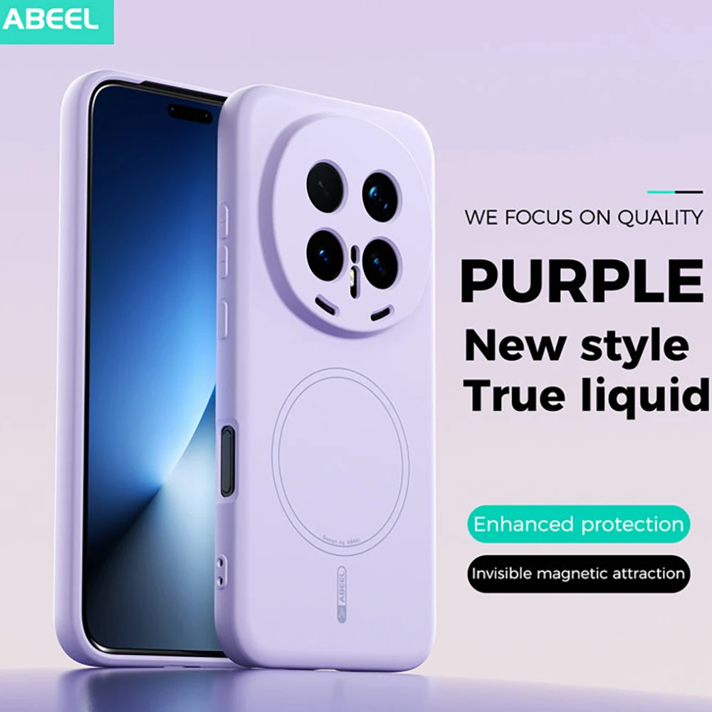 Luxury Armor Camera Protect Magnetic Back Cover Case
