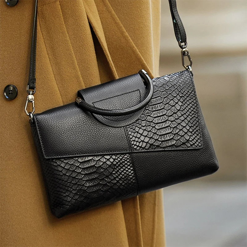 Luxury Women's Designer Soft PU Leather Shoulder Crossbody Handbag