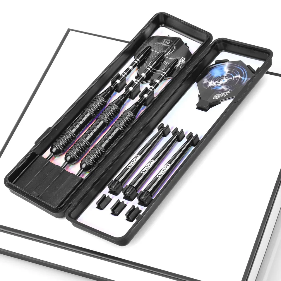 CyeeLife 22G Hartstahl-Nadelset, integrierter Vollwiderstand, professionelles Standard-Set, gerades Rohr, fliegend_voghion.com