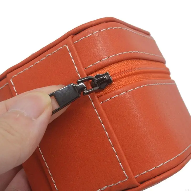 Luxury Travel Watch for Case Waterproof Wristwatch Roll Organizer PU Leather for Wristwatch Jewelry Display Commercial G