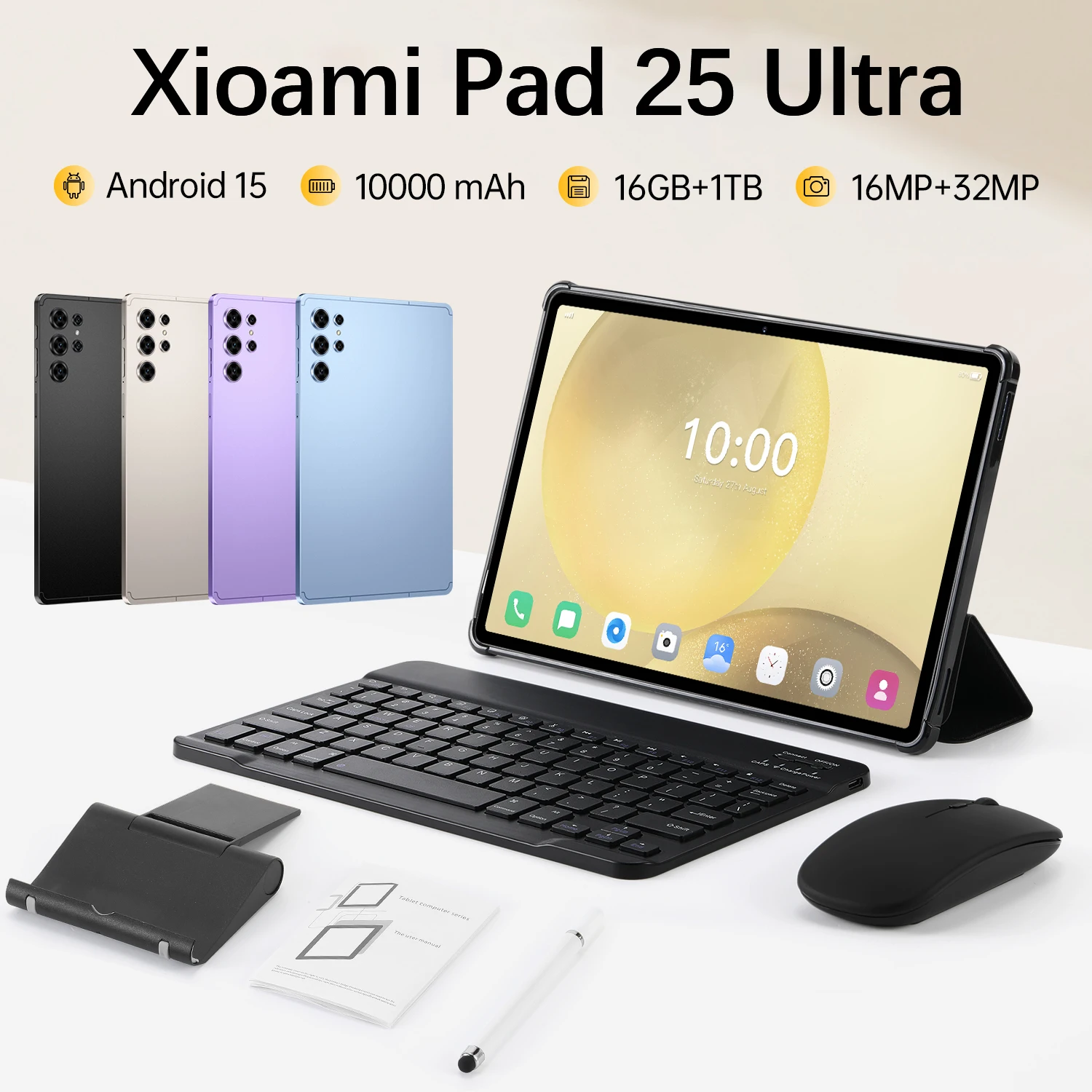 HOT Pad 25 Ultraタブレット Android 15システム Snapdragon 8 Gen3