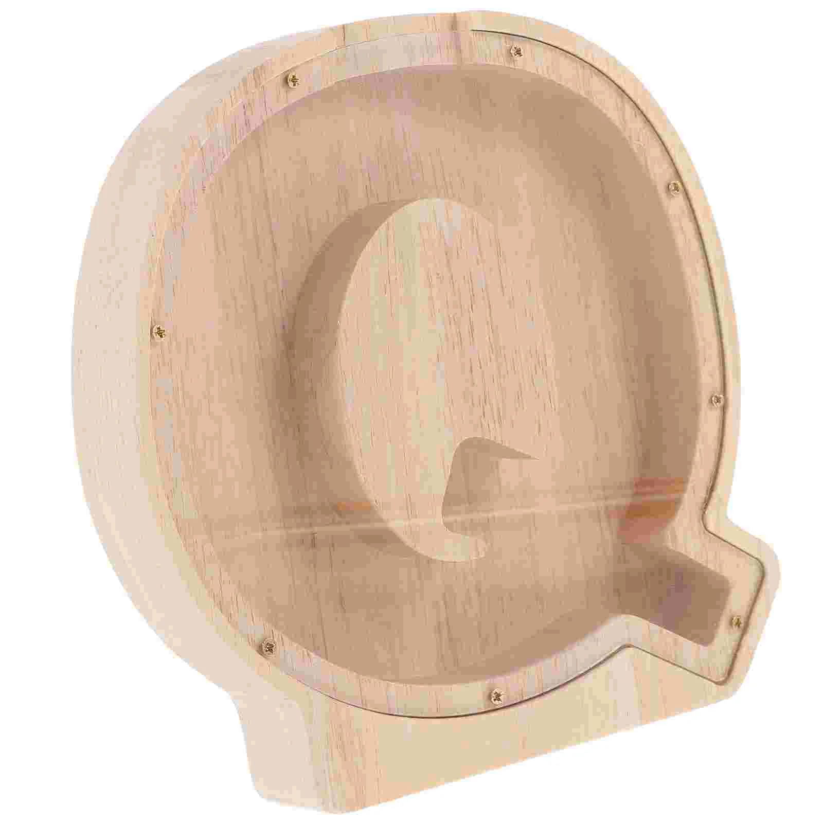 

Coins Bills Money Change Bank Box Clear Kids Money Saving Jar Letter Q Shaped Saving Pot