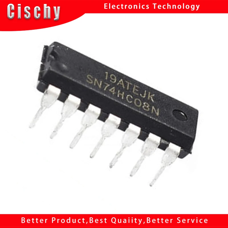 

10 шт./лот SN74HC08N 74HC08N DIP14 SN74HC08 DIP 74HC08 DIP-14 новая и оригинальная фотография