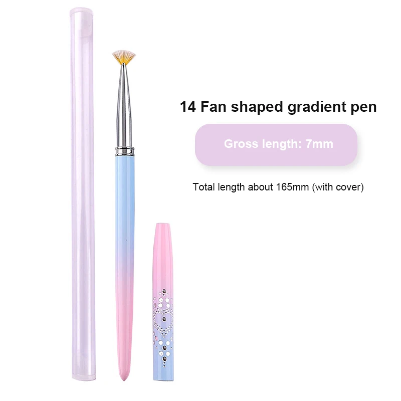 1/3/4/6pcs Nail Art Brush French Painting Brush Manicure Acrylic UV Gel Line Drawing Pen Nail Brush Salon DIY Manicure Tools 5