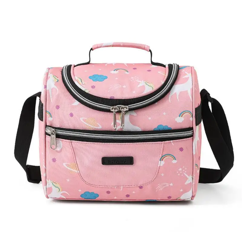Oxford Cloth Lunch Bag Multi-color Optional Thickening And Increasing Easy To Carry Sealing Leak-proof Picnic Bag