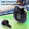 Original Wireless Bluetooth Earphone Transparent HIFI Headphones LED Power Digital Display Stereo Sound Earphones for Xiaomi 5