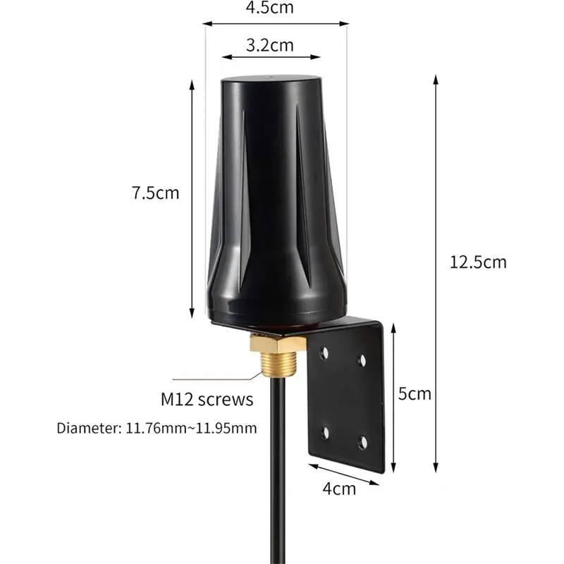 ABKN-For Nighthawk M1 MR1100 LB1120 LM1200 Mifi Aircard Sprint 4G LTE 라우터 USB 모뎀 동글 어댑터(4G LTE SMA/TS9 안테나용)