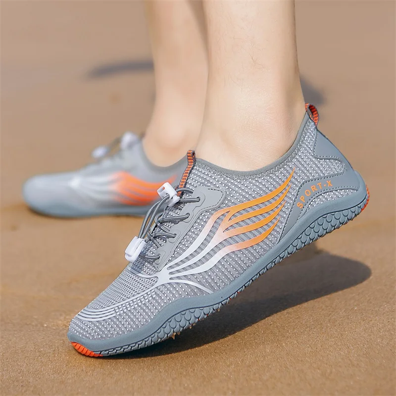 

Men Women Swimming Shoes Beach Aqua Shoes Quick Dry Barefoot Upstream Surfing Slippers Hiking Water Shoes Wading Unisex Sneakers