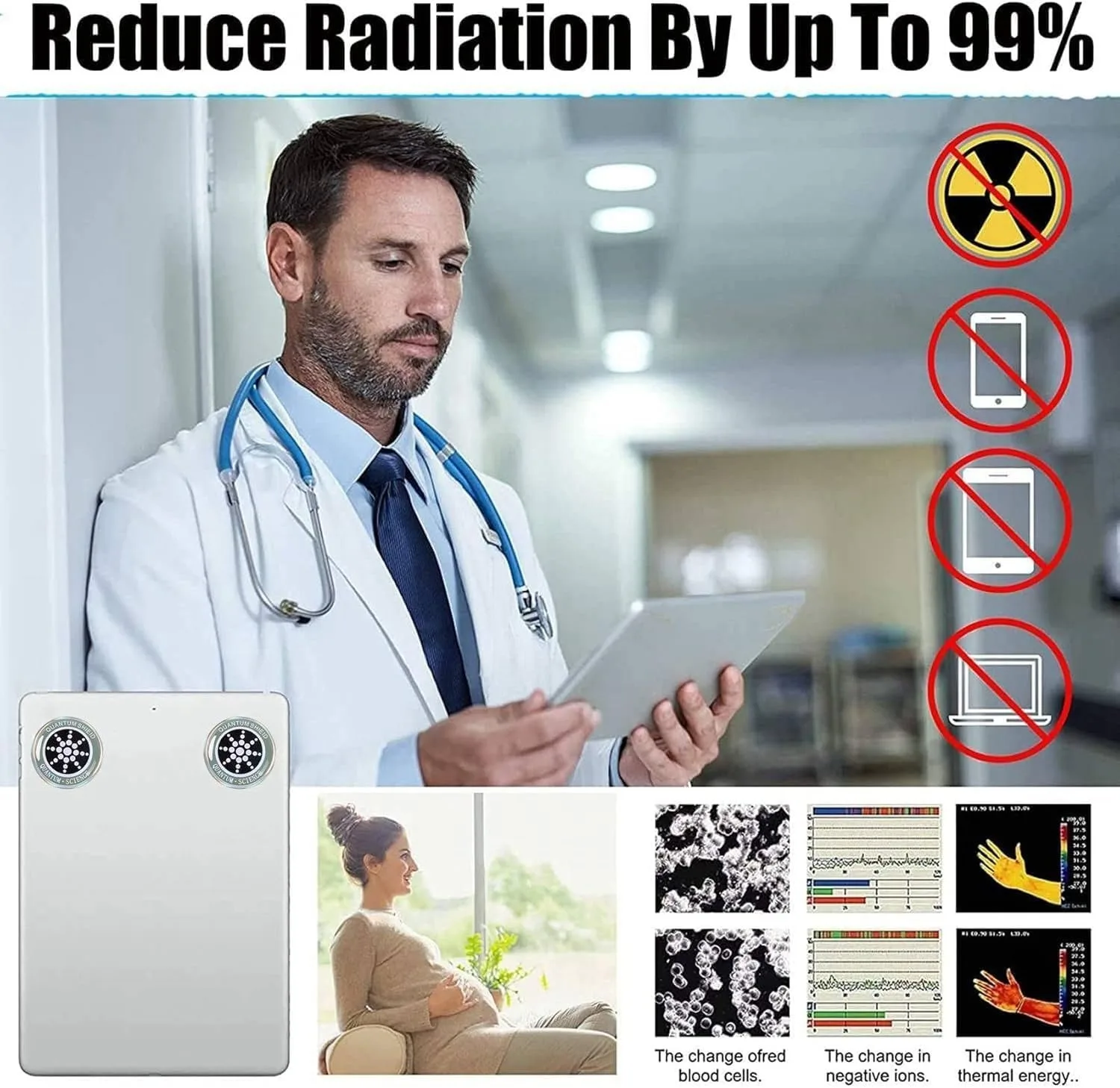 Advanced EMF Protection Shield Sticker - Anti-Radiation Neutralizer