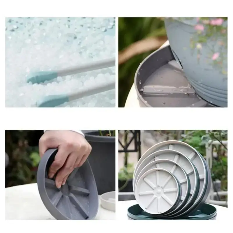 Plastic Plant Saucer Plant Saucer Durable Plastic Plant Saucer Round Drip Trays Flower Pot Indoor Outdoor Home Garden Supplies