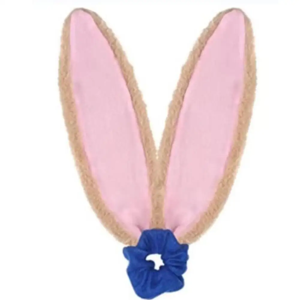 Plush Grey Rabbit Ear Headband with Earrings - Cosplay & Dress-Up Accessory
