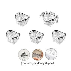 Portable Outdoor Camping Tableware Set: Lightweight Foldable Bowls, Plates, Cups, and Coffee Filter (5pcs cup)