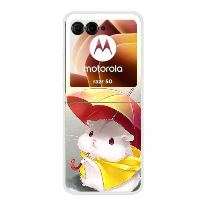 Cartoon Design Transparent Hard Plastic Back Cover Case